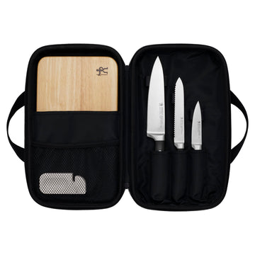 Forged Accent 6-pc Travel Knife Set by HENCKELS – 6-pc, Stainless Steel, Black, Pack of 6, Model 1025282