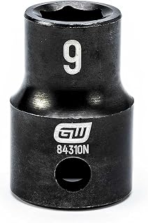 GEARWRENCH 3/8" Drive 6 Point Standard Impact Metric Socket 9mm - 84310N