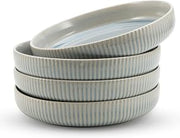 American Atelier Large Pasta Bowls 42 Oz - Light Blue, Set of 4