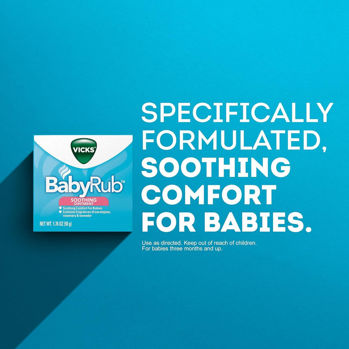 Pack Of 8 - Babyrub Soothing Ointment by Vicks – 1.76 Ounce