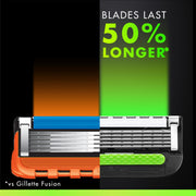 Labs Shaving Razor Blade Refills for Men by Gillette – 12 Count (Pack of 1), Black