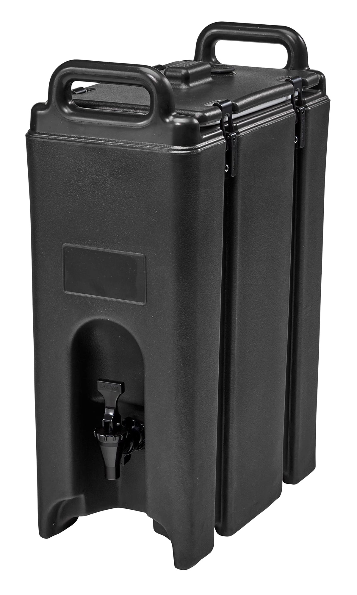 Camtainer 5 Gallon Capacity Black by Cambro – 4-3/4 gal, 5.0 gallons, Plastic, Black, Model 500LCD110