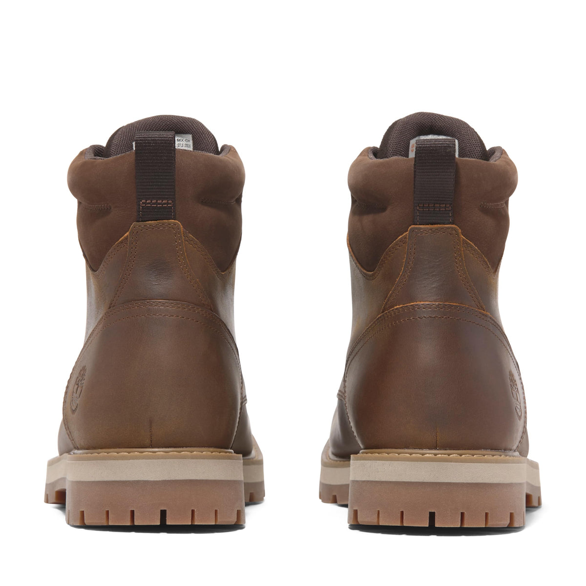 Men's Britton Road Mid Lace Up Waterproof Boot by Timberland – 8, Leather, Rust Full Grain, Model TB0A69UH