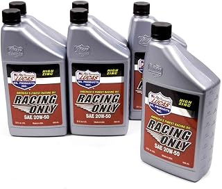Lucas Oil 10620-6 20w-50 Racing Oil Case/6