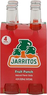 Jarritos Fruit Punch 4 Count, 12.5 Fl Oz