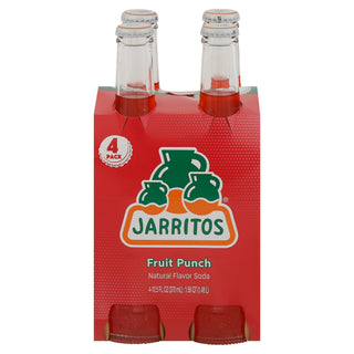 Fruit Punch 4 Count, 12.5 Fl Oz by Jarritos – Pack of 4