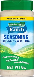 Hidden Valley Original Ranch Seasoning, Dressing and Dip Mix, 8 Ounces (Package May Vary)