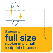 Tork White / 8.4" x 6.5" / 1 Disposable Napkins
