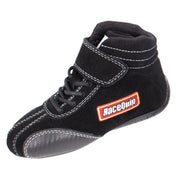 30400908RQP Euro Carbon L Driving Shoes - SFI 3.3/5 - Toddler 8 - Black by RaceQuip – Plastic, Black