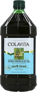 COLAVITA 100% Greek Extra Virgin Olive Oil, (68 fl oz) Plastic Jug, 2 Liter