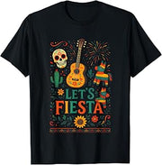 Let's Fiesta - Mexican Fiesta Celebration Art T-Shirt