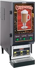 BUNN SET00.0197 Fresh Mix Dispenser with 3 Hoppers, Black/Stainless Steel
