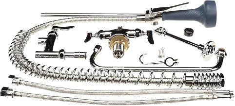 Pre-Rinse Unit Single Hole Base with Spreader Wall Bracket and 12-Inch Nozzle Add-On Faucet by T&S Brass – not_applicable, Model B-2338-08