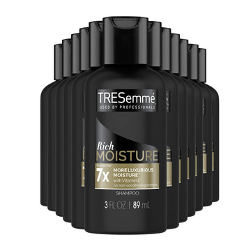 Shampoo Moisture Rich 3 oz by TRESemmé – 0.25 Fl Oz (Pack of 12), Pack of 12