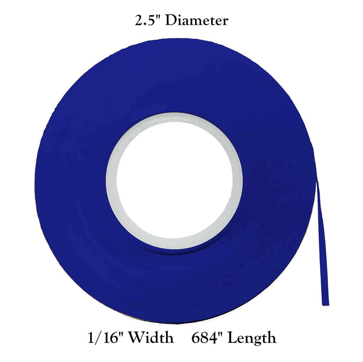 MV Magna Visual Blue / 1/16" Width / 1 Transparent Tape
