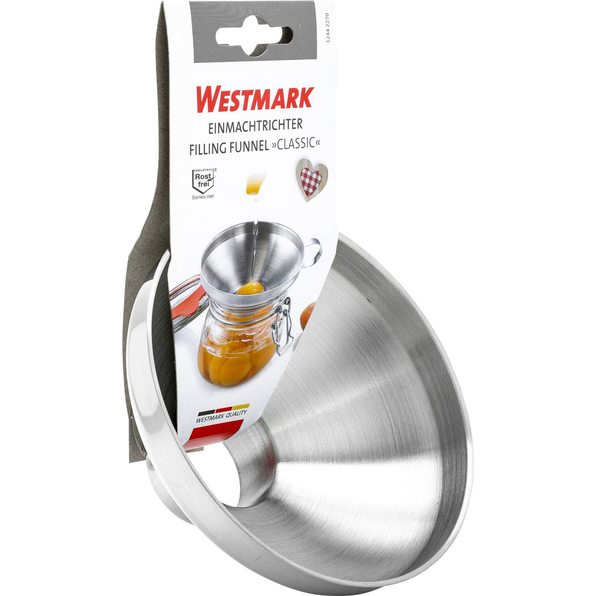 Preserve Funnel Classic by Westmark – One Size, 3.5 centimeters, Stainless Steel, Model 12442270