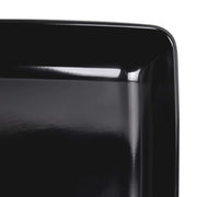 14" x 8" Black Rectangular Heavy-Duty Melamine Plastic Serving Platter by Elite Global Solutions – 14" x 8", 2.5 quarts, Melamine, Black, Model M85145-B