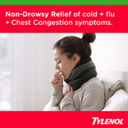 Cold + Flu + Chest Congestion Caplets by Tylenol – Commercial Grade