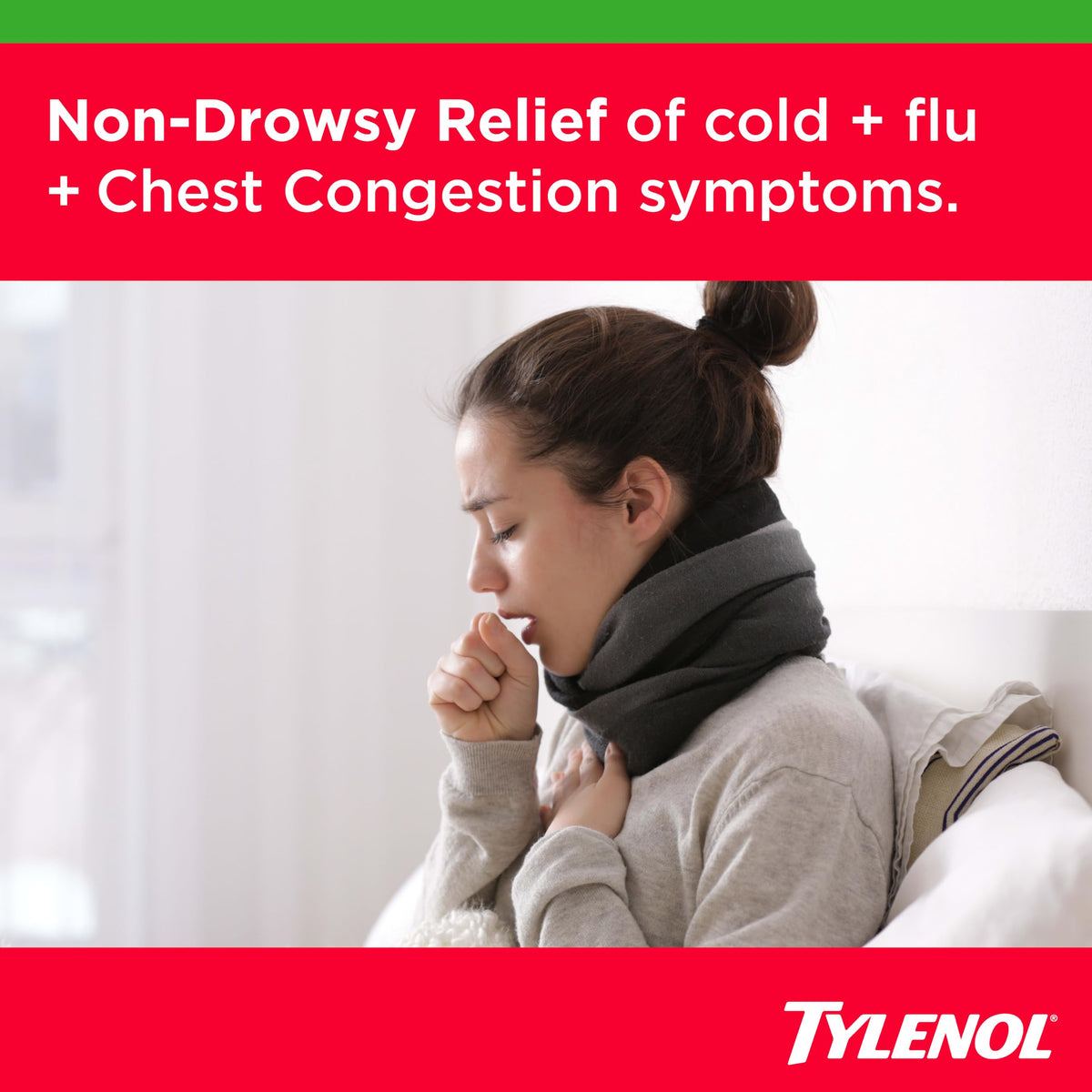 Cold + Flu + Chest Congestion Caplets by Tylenol – Commercial Grade