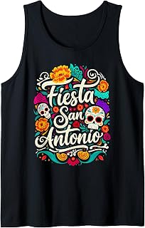 Let's Fiesta San Antonio Texas Cinco de Mayo Mexican Party Tank Top