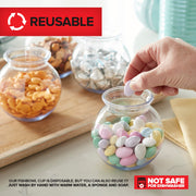Stock Your Home 12 Pack / Clear / Casual Bowls