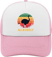 Allegedly Emu Hat Funny Trucker Hats Women Baseball Cap Funny Gifts