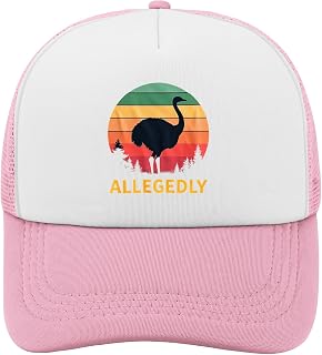 Allegedly Emu Hat Funny Trucker Hats Women Baseball Cap Funny Gifts