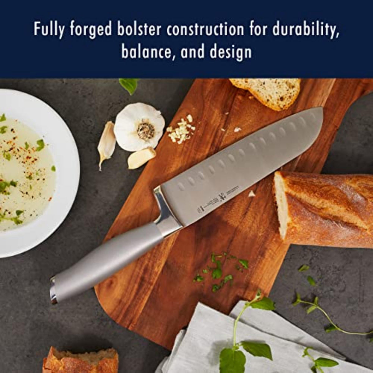 J.A International Modernist 13-pc Knife Block Set by HENCKELS – 13-pc, Stainless steel, Black, Pack of 13, Model 17500-000