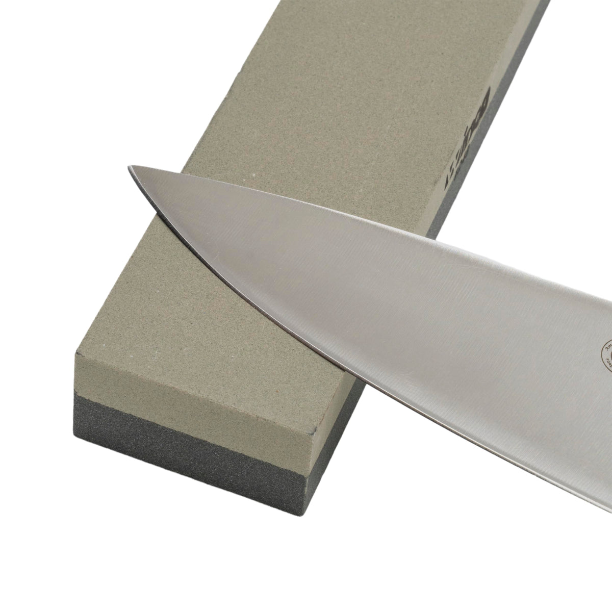 8" Carbonized silicone Sharpening Stone by Winco – Medium, Silicone, Black, Gray, Model SS-821