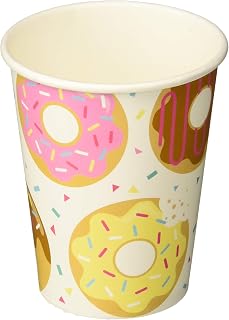 Creative Converting Donut Hot/Cold Cups, 9 oz, White
