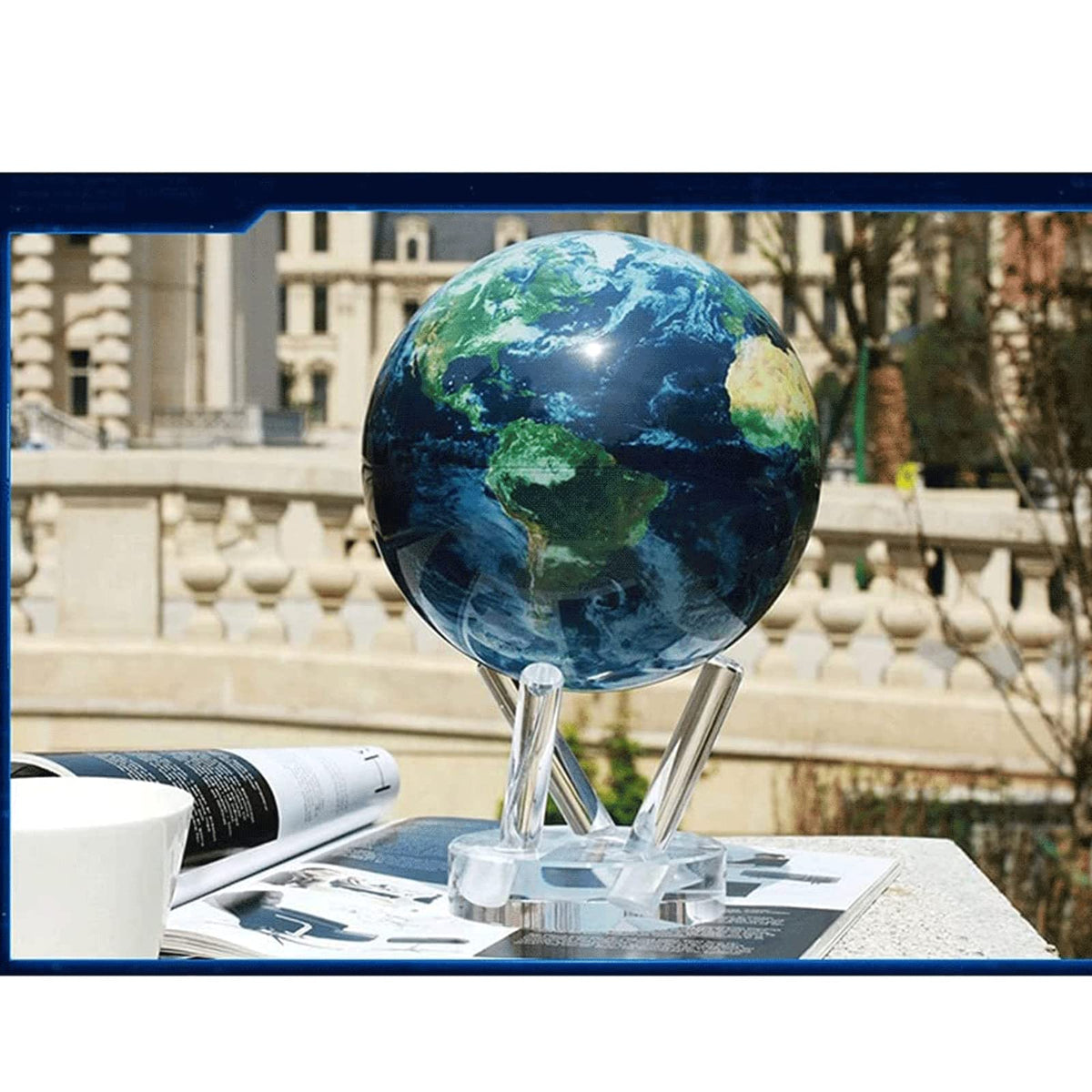 Globe with Cloud Black Globes Acrylic Base World Globe for Study Office Living Room Globe Decoration by JDXQBLD – Model DdyL2991