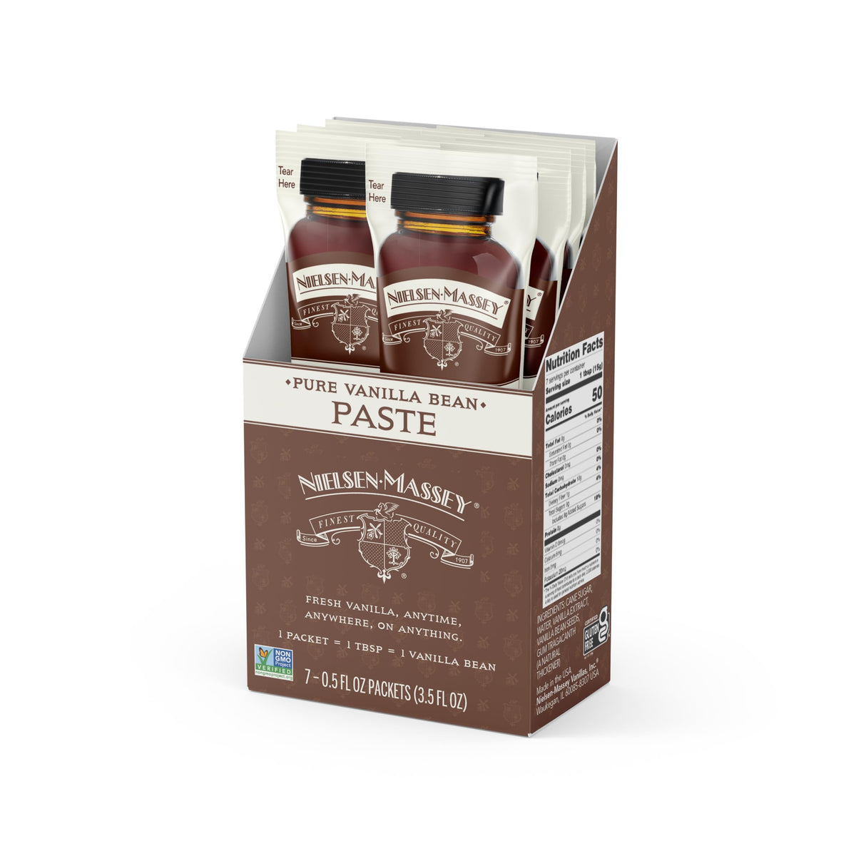 Single Serve Pure Vanilla Bean Paste by Nielsen-Massey – Stickpack(s)