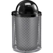 Global Industrial Gray / 36 Gallon / Industrial Trash, Recycling & Compost