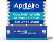 513CBN Replacement Filter for AprilAire Whole House Air Purifiers - MERV 13 with Carbon, Healthy Home Allergy + Odor Reduction, 31x28x4 Air Filter (Pack of 1)
