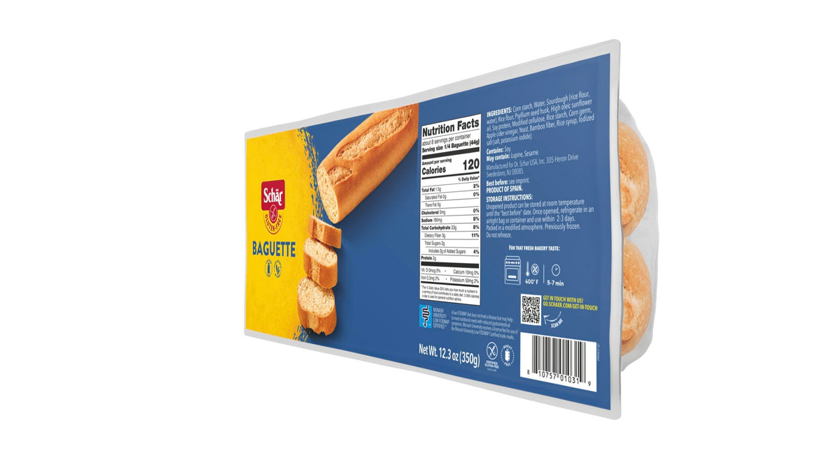 Schar Baquettes Gluten Free by Schär – 12.3 Ounce (Pack of 6), No Color, Pack of 6, Model 01614445