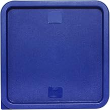 Plastic square cover for 12, 18 & 22 quart - blue, comes in each