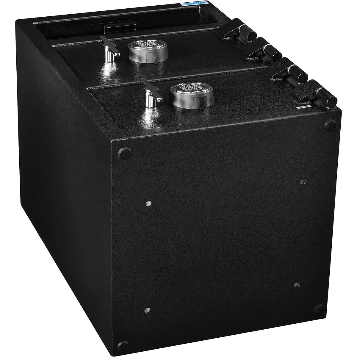 B-Rate Front Loading Depository Safe with Electronic by Global Industrial – 20"L x 20"W x 30"H, 3.6 cubic_feet, Alloy Steel, Black, Model DS302020EE
