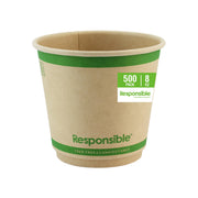 Responsible Products Brown / 500 / 8 Ounces Cups