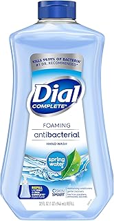 Dial Complete Antibacterial Foaming Hand Soap Refill, Spring Water, 32 Fl Oz
