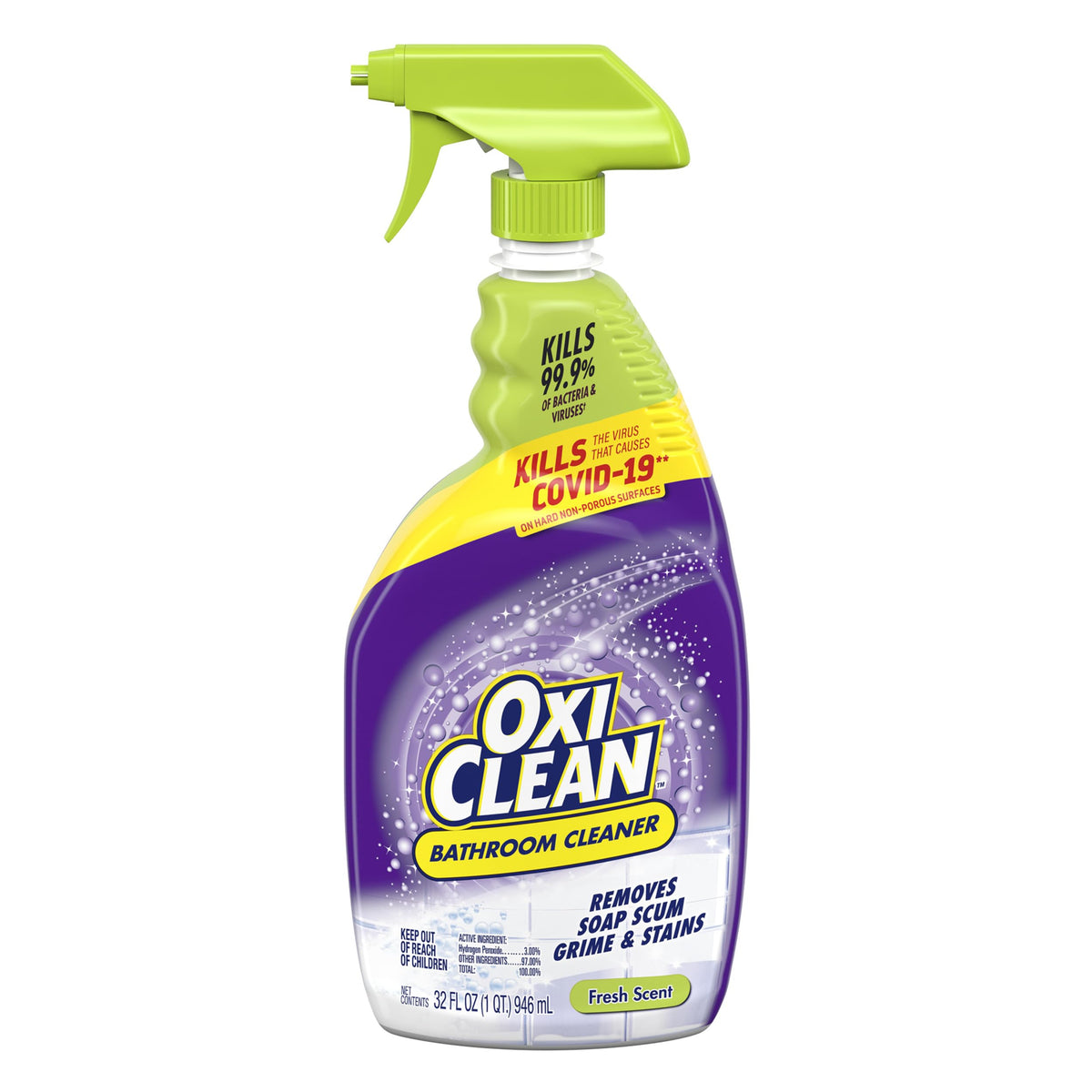 OxiClean 1 / 32 Fl Oz (Pack of 8) / No Color Multipurpose Bathroom Cleaners