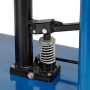 Foot Control Work Positioning Post Lift Table by Global Industrial – 43"L x 26"W x 44"H, Blue, Model MD6059A