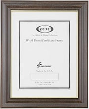 AbilityOne Style C - Frames, 8" x 10", 12 per Box, Walnut Stained 7105-01-282-0630: Box, 12 Item(s)