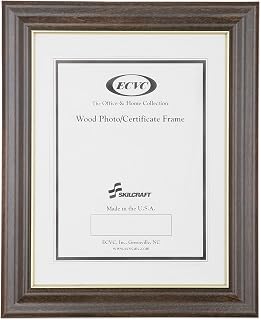AbilityOne Style C - Frames, 8" x 10", 12 per Box, Walnut Stained 7105-01-282-0630: Box, 12 Item(s)