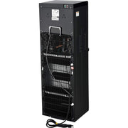 Non-Filtered Tri-Temp Water Dispenser by Global Industrial – 15.25"L x 15.75"W x 44.13"H, Stainless Steel, Black W/ Stainless, Model TY-LWYR72T
