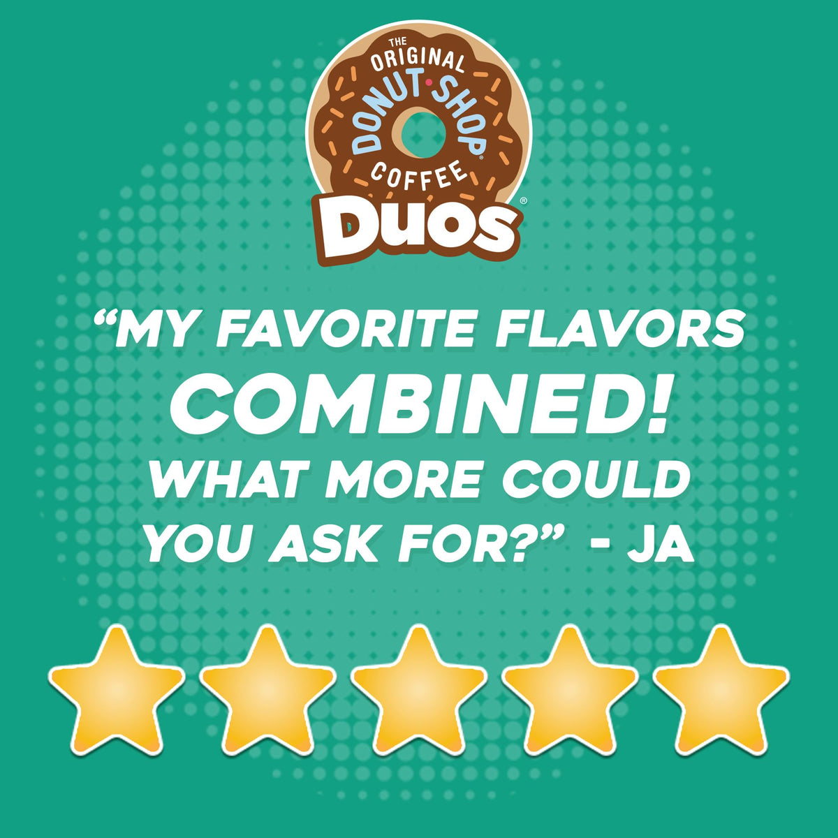 Duos Nutty + Caramel Keurig Single-Serve K-Cup Pods by The Original Donut Shop – 24 Count (Pack of 8), Model The Original Donut Shop Duos