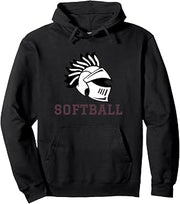 Curtis High School Warriors Softball Pullover Hoodie