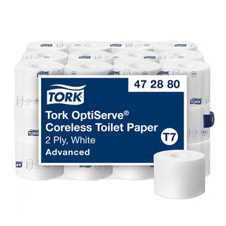Tork Coreless High-Capacity Toilet Paper Roll T7, 36 x 1000 Sheets, 472880