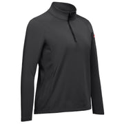Women's Performance Stretch Jersey 1/4 Zip Pullover by Red Kap – Medium, Polyester, Black, Model QZW1BK RG M