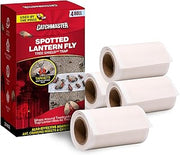 Catchmaster Tree Shield Lantern Fly & Ant Traps Insect Barrier, 4 Rolls 30ft Each, Outdoor Adhesive Crawling Insect Trap to Protect Trees, Fruit & Plants, Pest Control Lawn & Garden