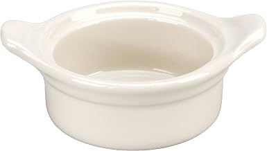 VRE-133 Vista Casserole with Handles, 6-3/8", 9 oz., Bone White (Pack of 24)